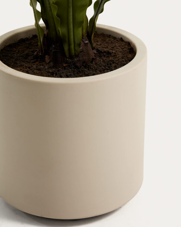 Planta artificial Neottopteris con maceta blanca 70 cm