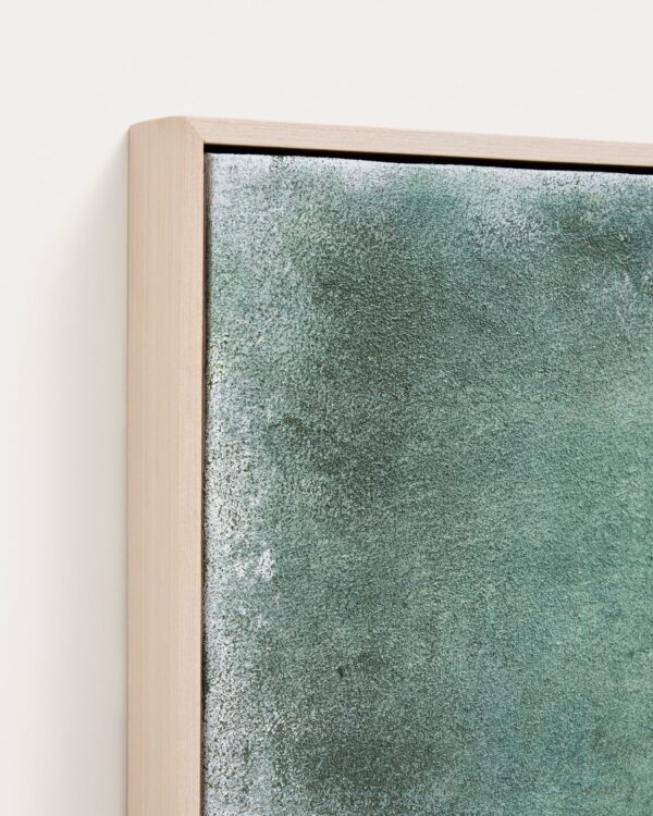 Cuadro abstracto Selnar verde 60 x 90 cm