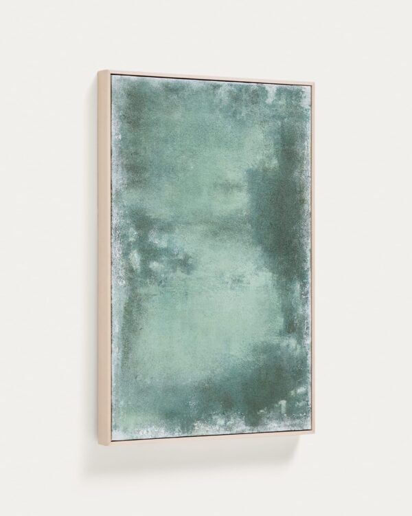 Cuadro abstracto Selnar verde 60 x 90 cm