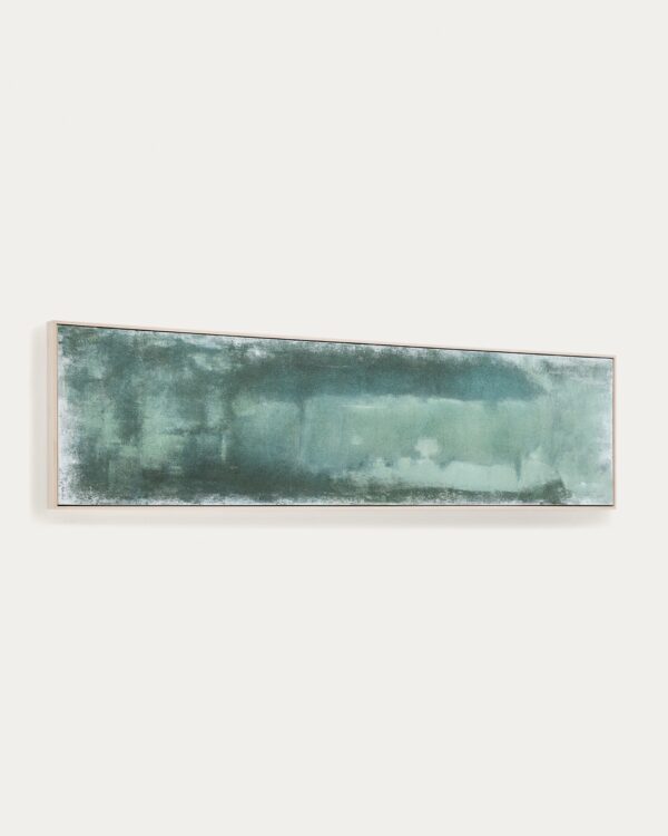 Cuadro abstracto Selnar verde 182 x 47 cm
