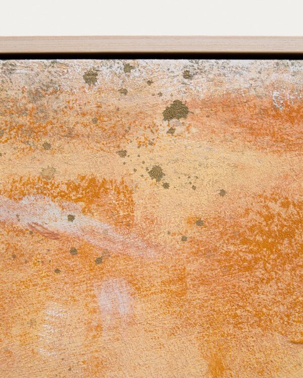 Cuadro abstracto Selnar amarillo 182 x 47 cm