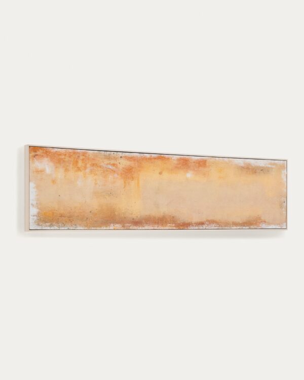 Cuadro abstracto Selnar amarillo 182 x 47 cm
