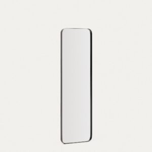 Espejo Marco de metal negro 55,5 x 150,5 cm