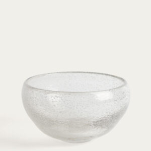 Centro de mesa Sirau de vidrio transparente Ø29,8 cm