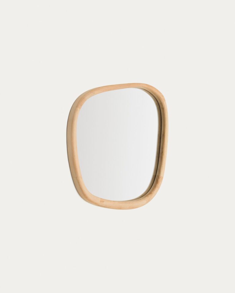 Espejo Alura de madera de teca  FSC 100% 45,5 x 47 cm
