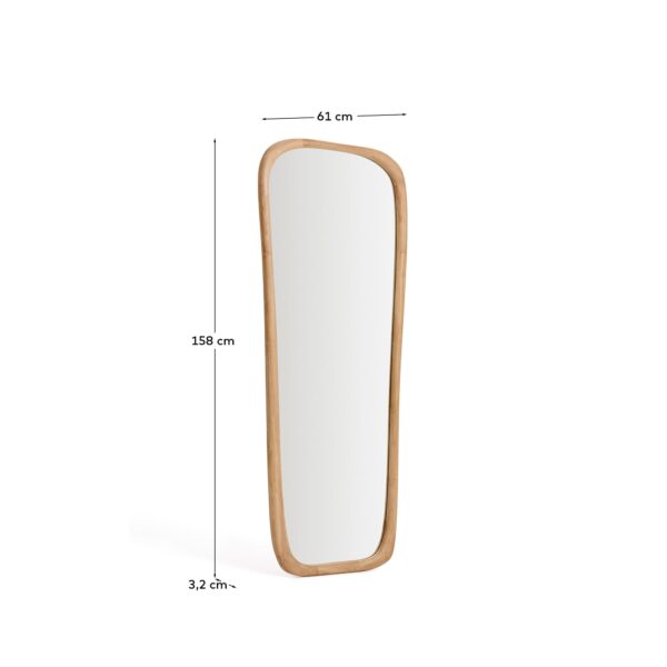 Espejo Alura de madera de teca FSC 100% 158 x 61 cm