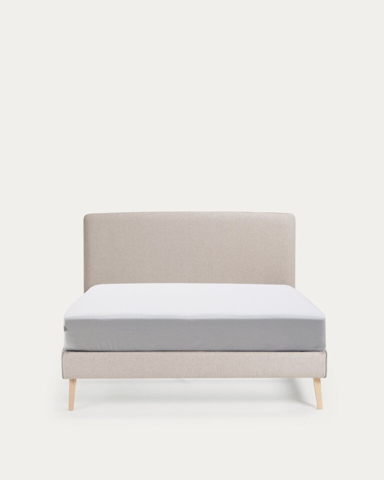 Funda cama Dyla beige para colchón de 150 x 190 cm