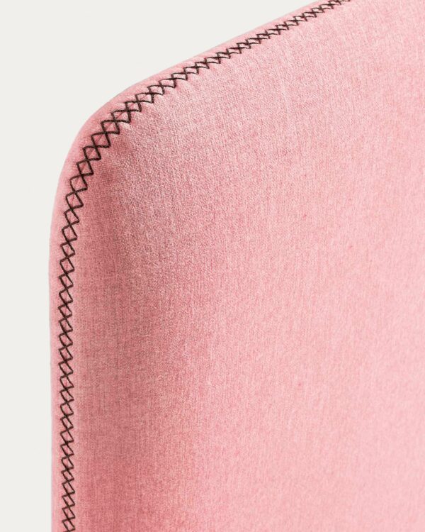 Funda cabecero Dyla rosa para cama de hasta 90 cm