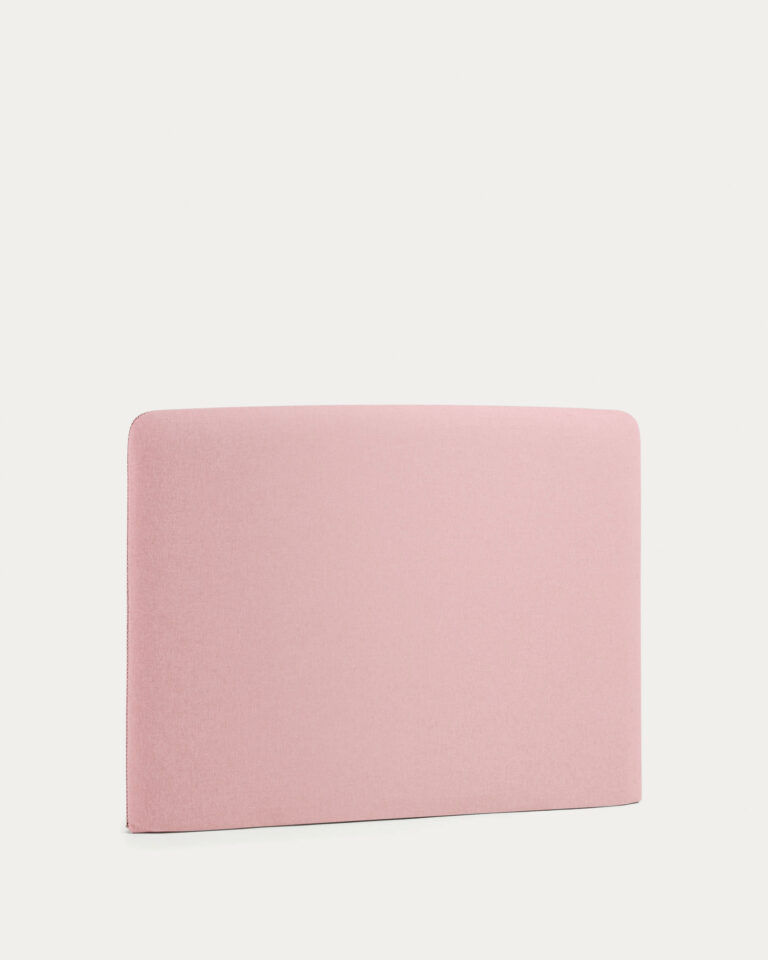 Funda cabecero Dyla rosa para cama de hasta 90 cm