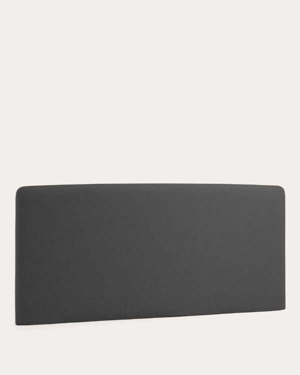 Funda cabecero Dyla negro para cama de hasta 150 cm