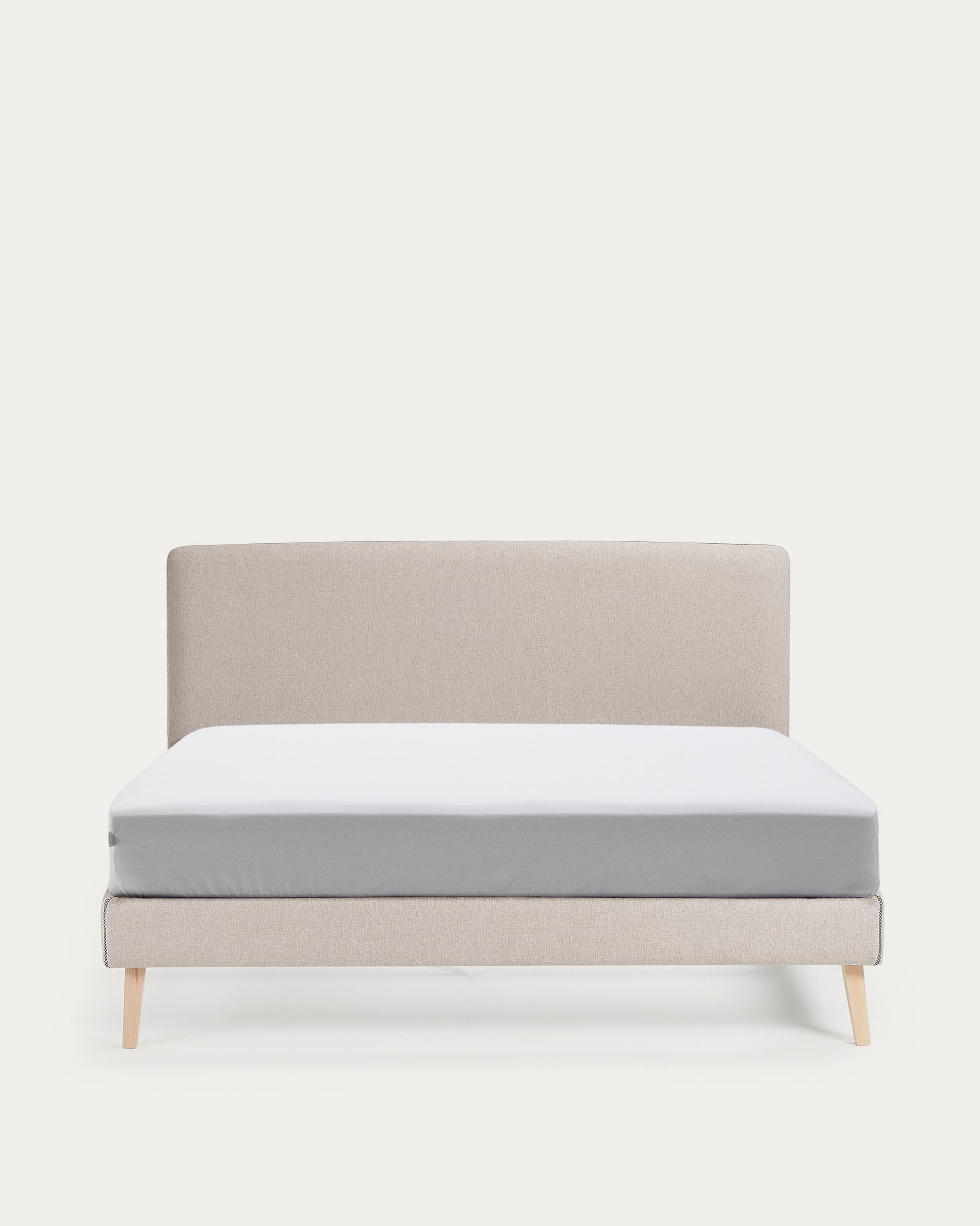 Funda cama Dyla beige para colchón de 160 x 200 cm