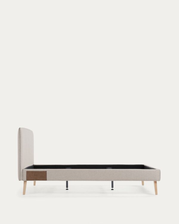 Funda cama Dyla beige para colchón de 160 x 200 cm
