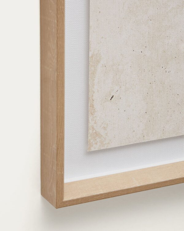 Cuadro abstracto Sormi beige 50 x 70 cm