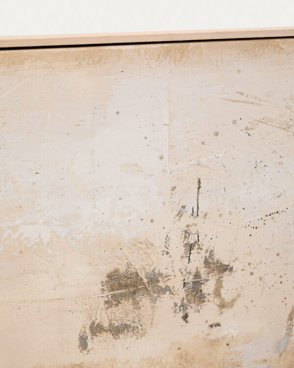 Cuadro abstracto Silpa beige oscuro 182 x 47 cm