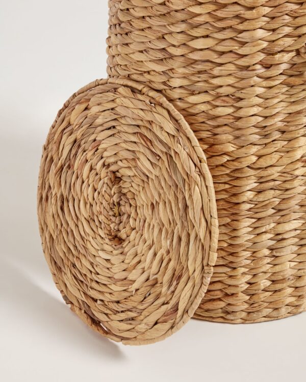 Cesto de ropa Yessira de fibras naturales 55 cm