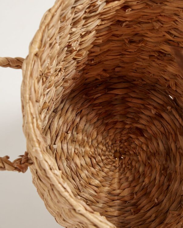 Cesto de ropa Yessira de fibras naturales 55 cm