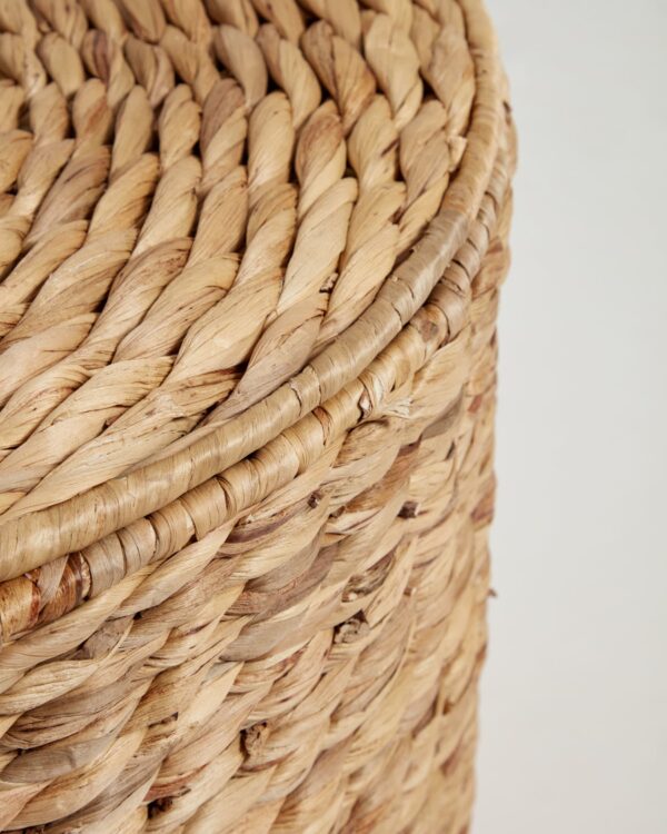 Cesto de ropa Yessira de fibras naturales 45 cm