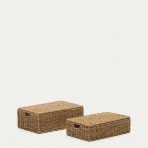 Set Tossa de 2 cajas de fibras naturales 55 x 36 cm / 60 x 40 cm