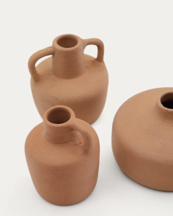 Set Sofra de 3 jarrones de terracota 6 cm / 7 cm / 10 cm