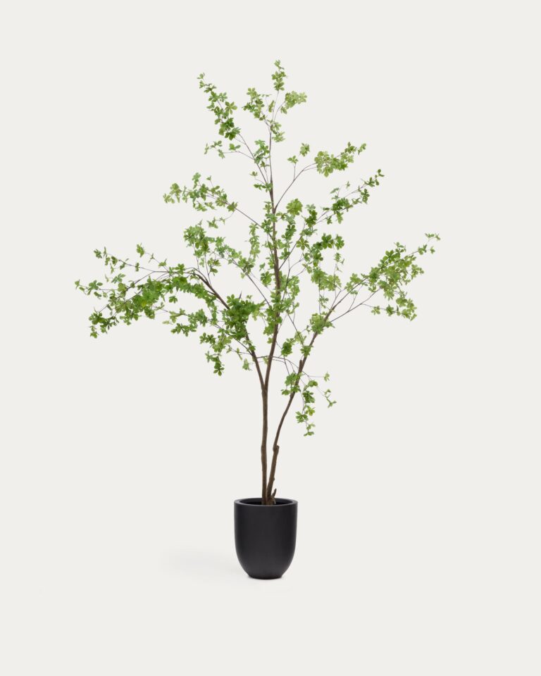 Árbol artificial Enkianthus con maceta negro 214 cm