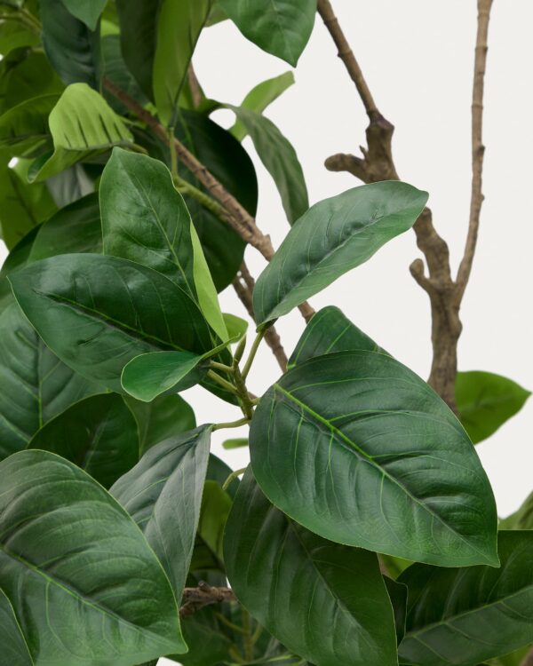 Árbol artificial Ficus con maceta negra 210 cm