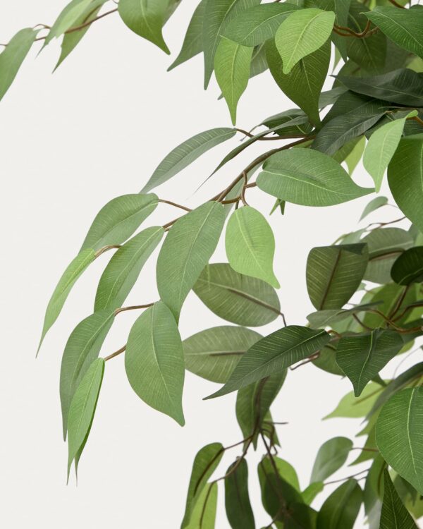Árbol artificial Ficus con maceta negra 180 cm