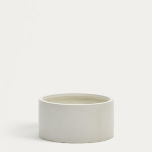 Macetero Aiguablava de cemento blanco Ø 62 cm