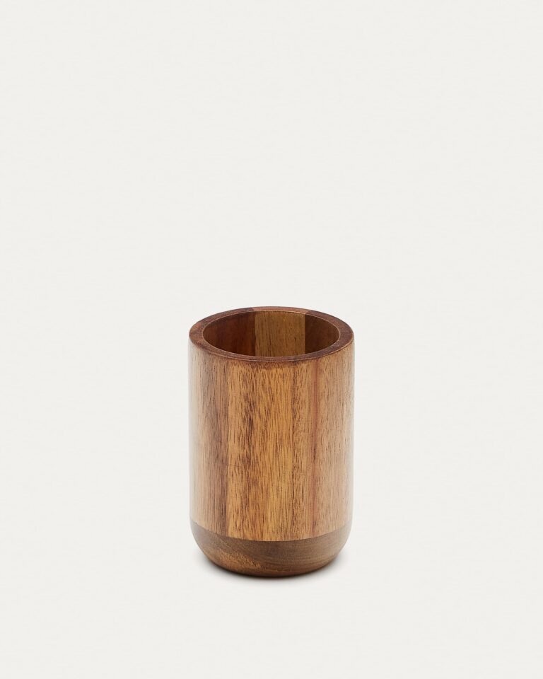 Portacepillos Senda de madera de acacia