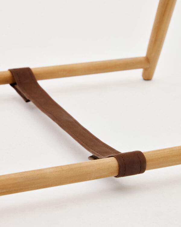 Toallero Roxana de madera maciza de teca 50 x 95 cm
