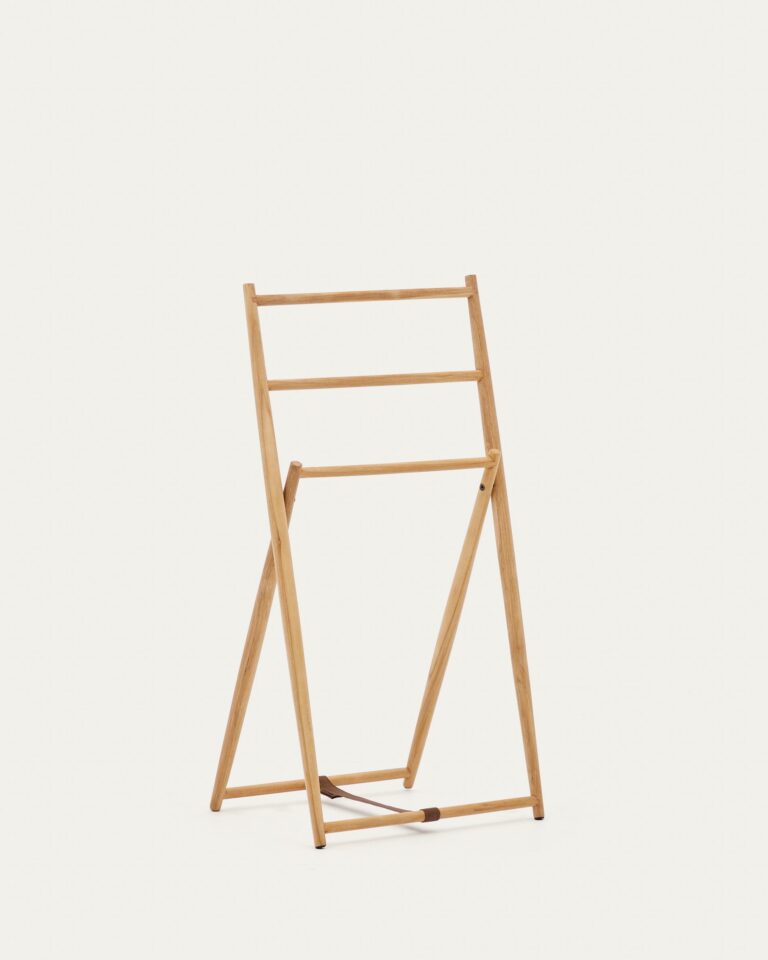 Toallero Roxana de madera maciza de teca 50 x 95 cm