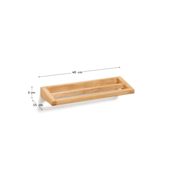 Toallero Vedel de madera maciza de teca 40 x 5 cm