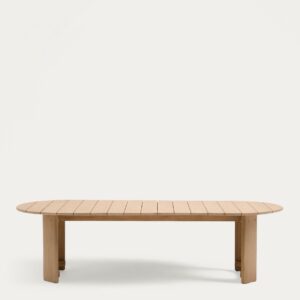Mesa Xoriguer de madera maciza de eucalipto 280 x 110 cm FSC 100%