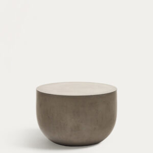 Mesa de centro redonda Garbet de cemento Ø 60 cm