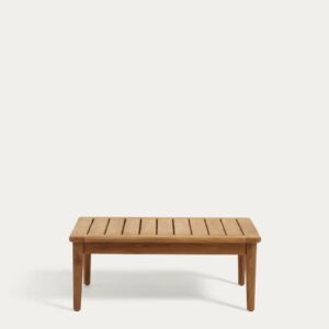 Mesa de centro Portitxol de madera maciza de teca 80 x 80 cm