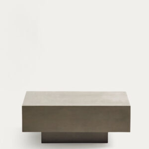 Mesa de centro Rustella de cemento 80 x 60 cm