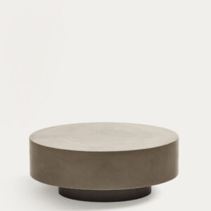 Mesa de centro redonda Garbet de cemento Ø 80 cm