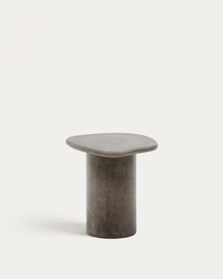Mesa auxiliar Macarella de cemento 48 x 47 cm