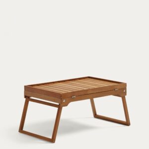 Bandeja plegable Mani de madera maciza de acacia FSC 100%