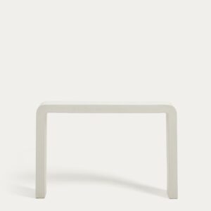 Consola Aiguablava de cemento blanco 120 x 80 cm