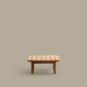 Mesa de centro Turqueta de madera maciza de teca 70 x 70 cm FSC 100%
