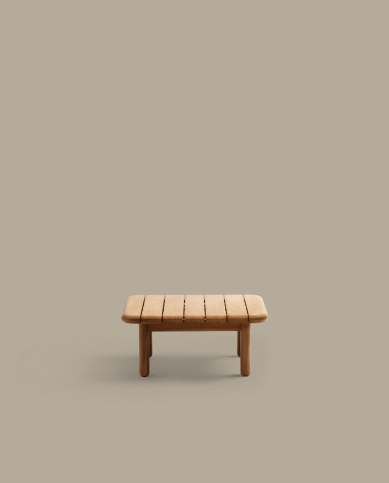 Mesa de centro Turqueta de madera maciza de teca 70 x 70 cm FSC 100%