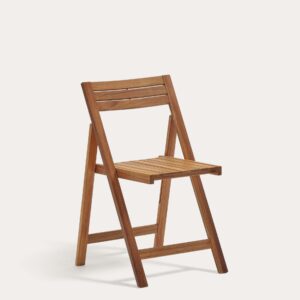 Silla plegable de exterior Sadirar de madera maciza de acacia FSC 100%