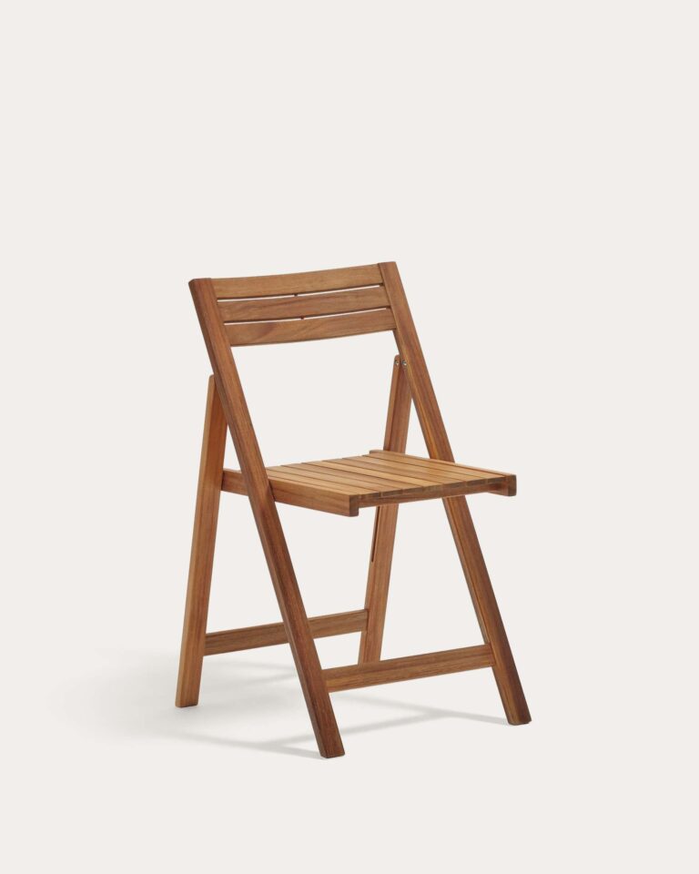 Silla plegable de exterior Sadirar de madera maciza de acacia FSC 100%