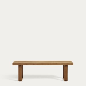 Banco 100% exterior Canadell de madera maciza de teca reciclada 170 cm