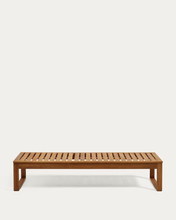 Tumbona de exterior Sulamita de madera maciza de acacia FSC 100%
