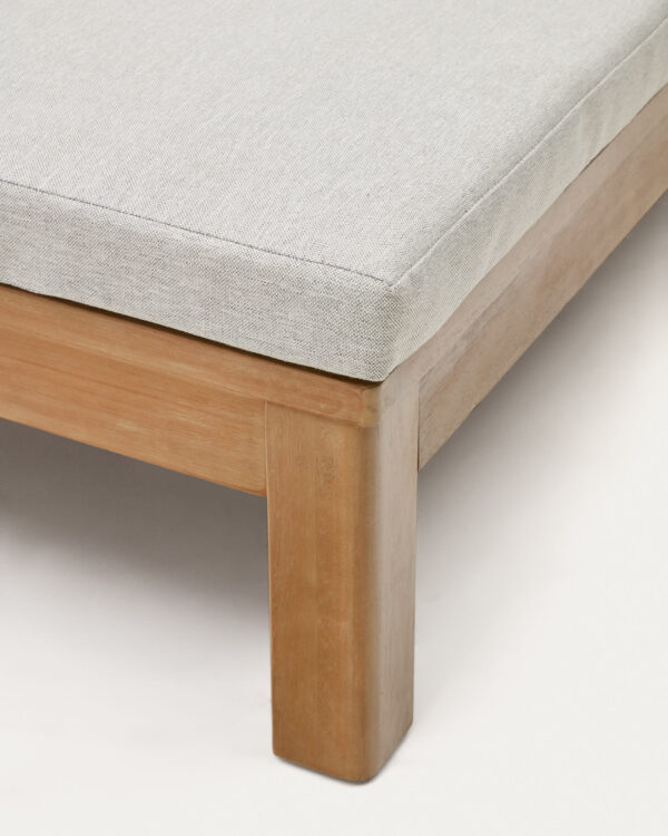 Tumbona doble Sonsaura de madera maciza de eucalipto FSC 100%