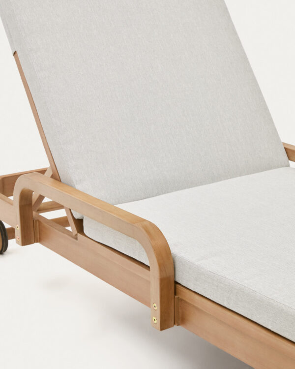 Tumbona Sonsaura de madera maciza de eucalipto FSC 100%