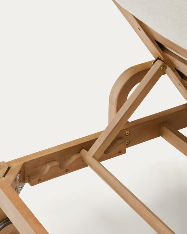 Tumbona Sonsaura de madera maciza de eucalipto FSC 100%