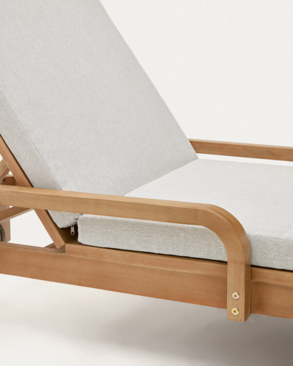Tumbona Sonsaura de madera maciza de eucalipto FSC 100%