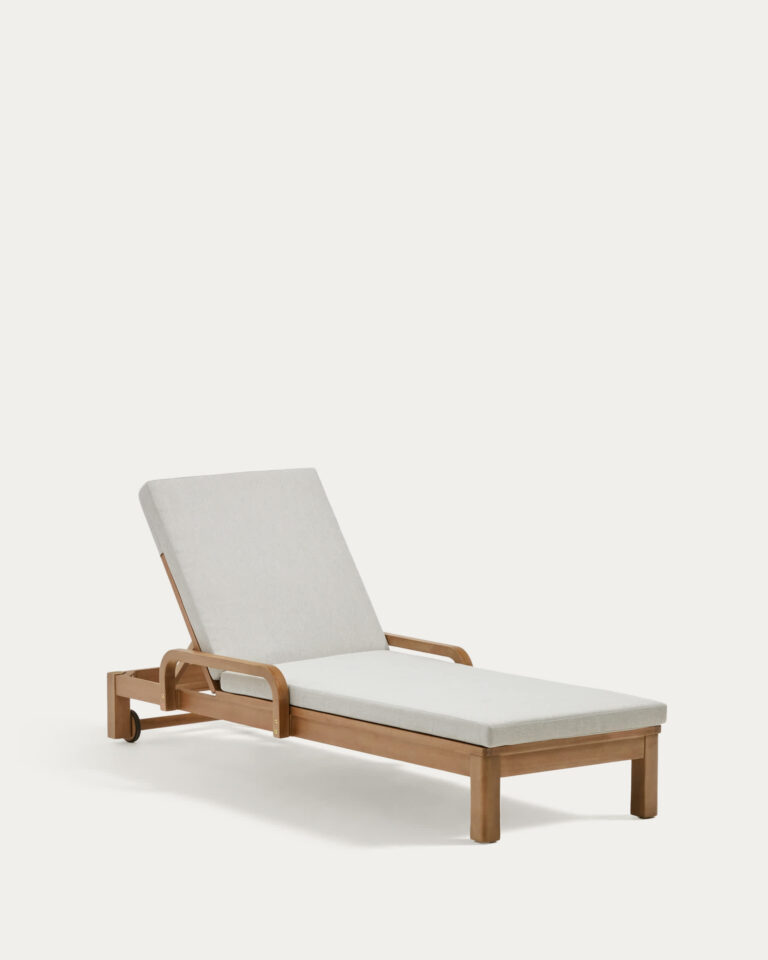 Tumbona Sonsaura de madera maciza de eucalipto FSC 100%